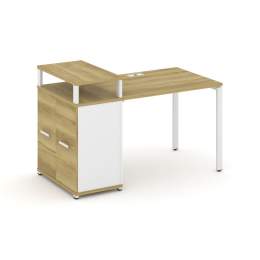 Стол рабочий Concept CN.SP-221 Металл белый